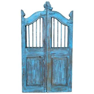 Wanderlust Deco Puerta De Madera Acabado Artesanal 80x3x103h Cm