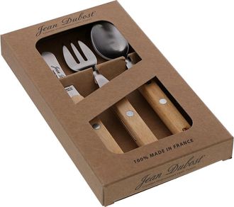 OEM Juego De Cubiertos Infantiles Bistrot - Acero Inoxidable - 3 Piezas - Caja De Cart&oacute;n Kraft / Jean Dubost