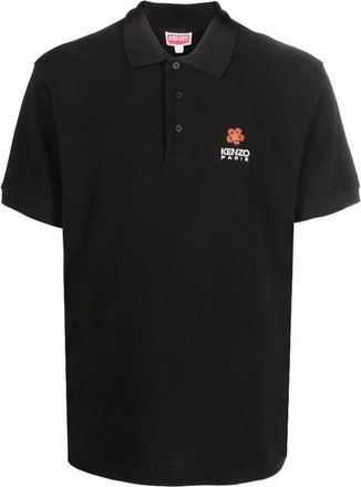 Kenzo Crest Logo Classic Polo - Heren - Polos - Zwart - 2XL - Katoen - Tops