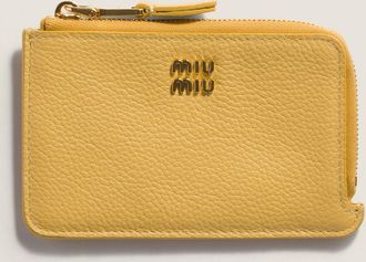 Miu Miu Leather pouch card holder