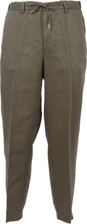 BRIGLIA 1949 Covent Broeken - Heren - Slim Fit Broeken - Groen - L - Katoen - Broeken