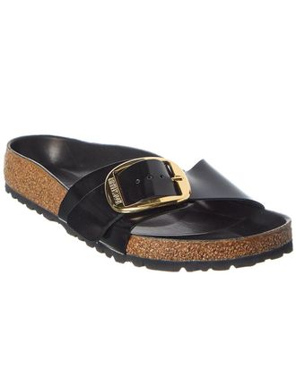 Birkenstock Madrid Big Buckle High-Shine Leather Sandal