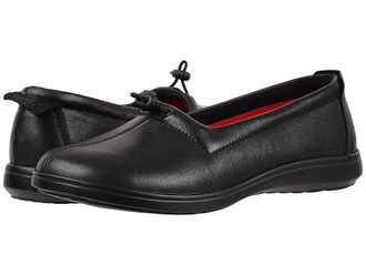 SAS Funk Comfort Slip On Loafer Womens Shoes Black : 6.5 WW - Double Wide (D), Leather