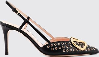 Valentino Garavani Slingback VLogo Signature Valentino Garavani in pelle con occhielli metallici