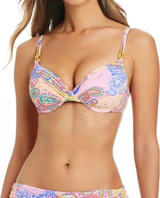 Bleu Rod Beattie Bohemia U Wire Bikini Bra In La Vida Print