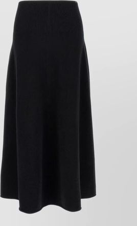 Extreme Cashmere cashmere flared midi a-line skirt
