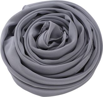 Generic New Chiffon Scarf Female Head Cover for Women Head Scarves Headscarf Wrap Wedding Shawl for Evening Dresses (180x100CM - Maroon) (Light Grey, 90X170CM