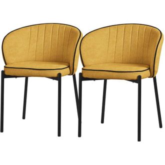 ML Design ML-Design Set 4x Poltrone da Pranzo Antracite con Rivestimento in Tessuto, Design Moderno, Mobili con Schienale e Gambe in Metallo, Sedie Ergonomiche