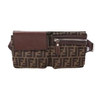 Fendi unisex, Pre-owned, Bruin, Maat: ONE Size Leer