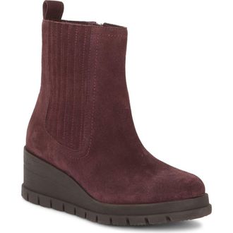 Lucky Brand Sondruh Platform Wedge Bootie in Winter Cherry at Nordstrom Rack, Size 7.5