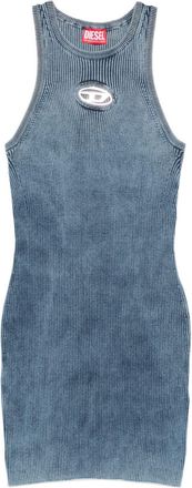 Diesel Womens M-Anchorage Sleeveless Ribbed Mini Dres