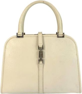 Gucci Pre-owned Handbags, female, Beige, Size: ONE SIZE Pre-owned Leather gucci-bags