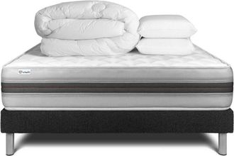 VITALIT Pack Colch&oacute;n Negro Espuma Viscoel&aacute;stica 200 X 200