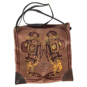 Hermès Pre-owned Cross Body Bags, female, Brown, Size: ONE SIZE Pre-owned Silk City Bag Brides De Gala