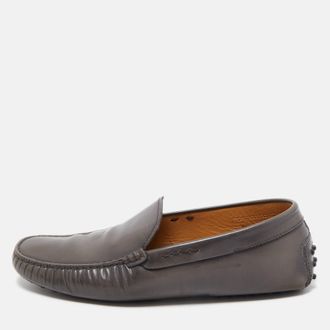 Tod's Tods Light Brown Leather Slip On Loafers