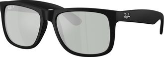 Ray-Ban RB4165 Justin Polarized 622/Y4 Mens Sunglasses Black Size 51