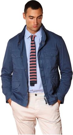 Mason's Hombre, Chaquetas, Azul, Talla: L