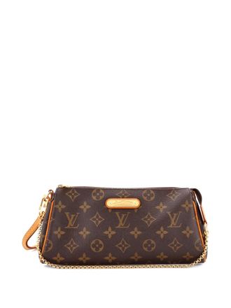 Louis Vuitton Eva Handbag Monogram Canvas clutch bag - Bruin