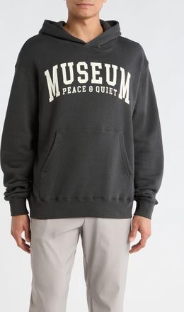 Museum of Peace and Quiet UMPQ Cotton Hoodie in Black at Nordstrom, Size Xx-Large