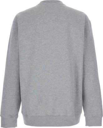 Gucci Mens Crewneck Sweatshirt Grey Cotton Sweatshirts Sweater