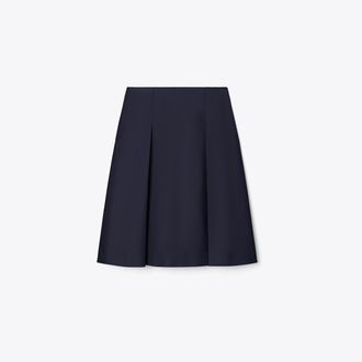 Tory Burch Womens Pleated Twill Skirt, size 16