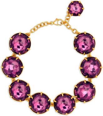 Oscar De La Renta Bracciale Classic Crystal - Oro