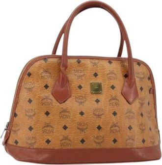 MCM Pre-owned Handbags, female, Brown, Size: ONE SIZE Pre-owned Hand Bag