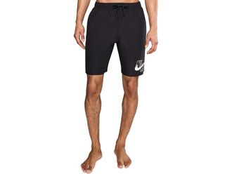 Nike Breaker Logo 9 Volley Mens Swimwear Black : 2XL, Polyester