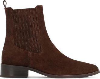 Kazar Bruine su&egrave;de leren pantoffels. Dit product valt klein uit. - Dames - Chelseaboots - Bruin - 38 EU - Su&egrave;de - Schoenen