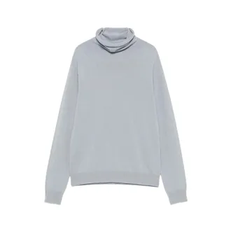 PESERICO Dames, Truien, Blauw, Maat: M