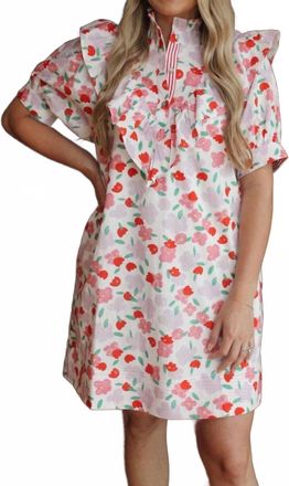 Entro Estelle Mini Dress In Multi