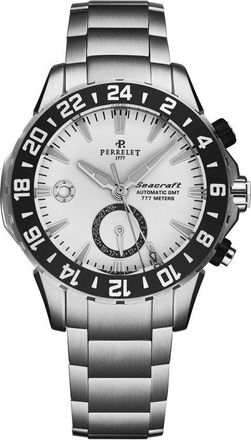 Perrelet Seacraft Automatic White Dial Mens Watch A1055/A