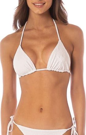 Maaji White Whisper Balmy Reversible Bikini Top at Nordstrom Rack, Size Medium