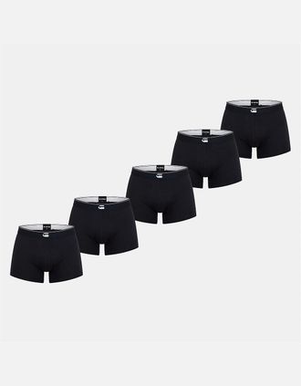 G-Star Mens Summit 5 Pack Plain Design Boxer Brief - Black - Size: 32/34/35