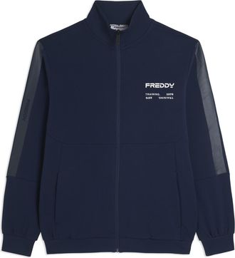 Freddy Felpa full-zip e cappuccio con dettagli tono su tono