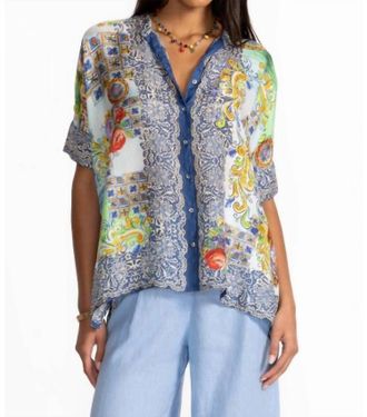 Johnny Was Shiro Buttoned Down Shirt In Christy