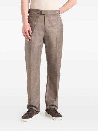 Mani&egrave;re De Voir Joseph pantalon met krijtstreep - Beige