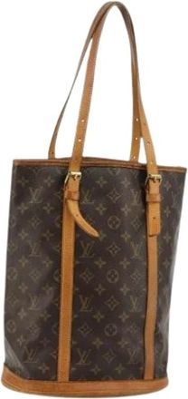 Louis Vuitton Pre-owned Monogram Canvas Bucket Bag - Pre-owned - Mujer - Marr&oacute;n - ONE SIZE