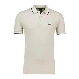 HUGO BOSS Heren, Tops, Beige, Maat: M Katoen