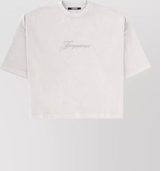 Jacquemus crew neck oversized short sleeve top