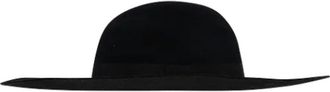 Saint Laurent Pre-owned Accessories, female, Black, Size: ONE SIZE Pre-owned Wool hats