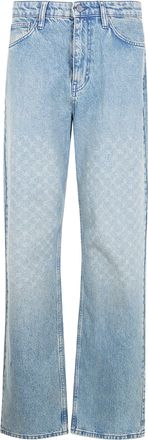 Daily Paper Clothing Faded Monogram Amba Jeans
