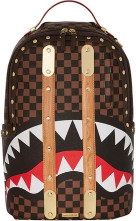 Sprayground City Travel Sport Rugzak - Dames - Rugzakken - Bruin - ONE Size - Leer - Tassen