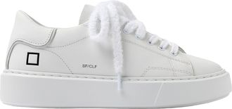 D.A.T.E. Sfera Calf White Sneakers