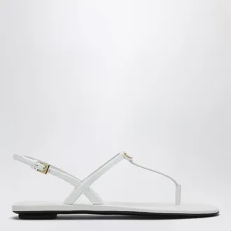 Prada Sandalo infradito in vernice bianco