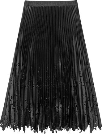 Munthe Midi Rok - Dames - Midirokken - Zwart - 3XL - Rokken