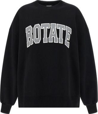 Rotate Rotate Birger Christensen, Dames, Sweatshirts & Hoodies, Zwart, Maat: XS Katoen