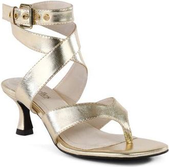 Seychelles Stroke of Luck Ankle Strap Sandal in Gold at Nordstrom, Size 8.5