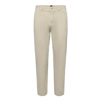 HUGO BOSS Pantalones chinos de corte tapered - Trousers - Hombre - Beige - W34