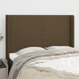 vidaXL Cabecero Con Orejas De Tela Gris Claro 147x16x118/128 Cm Vidaxl